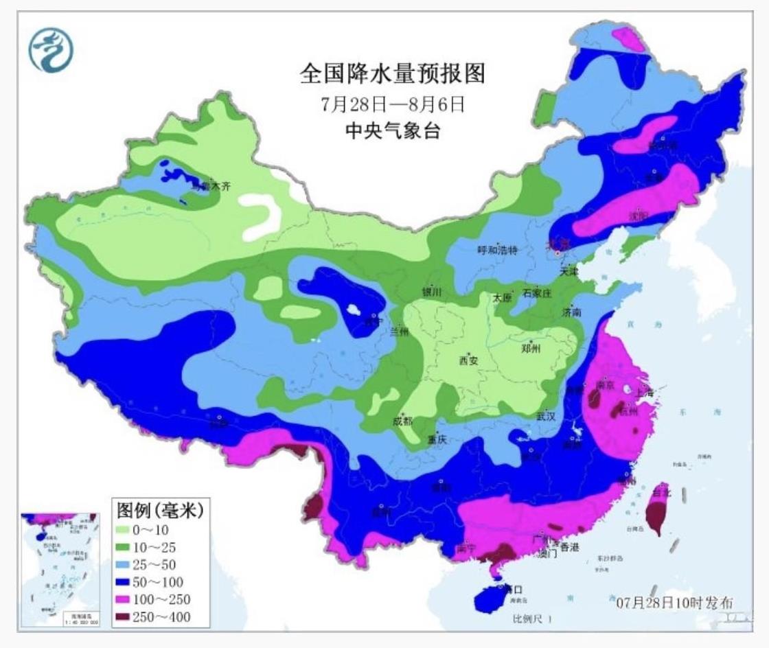 【中期天气预报】最新数值来看未来十天，对应北方频繁冷空气东移影响，华北和东北等