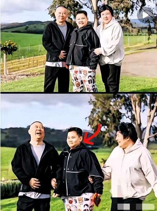 郭德纲怕是肠子都悔青了！本来带着老婆和小儿子去澳洲度假，拍张合照想分享家庭温