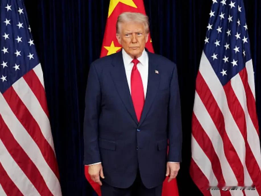 首次感觉这个老头很可爱!不但打着红领带，还背靠红旗，这严肃认真的表情，让人感觉这