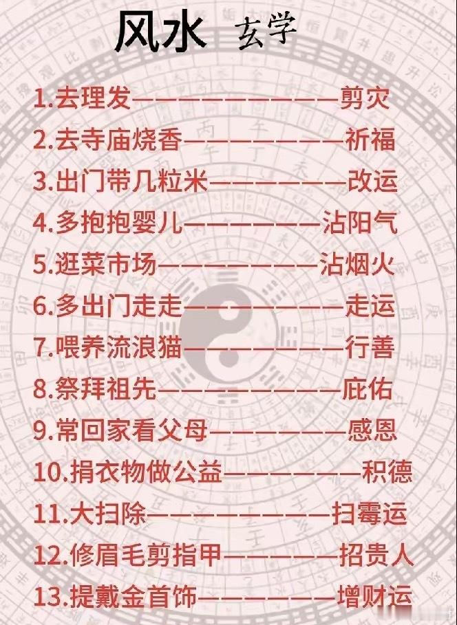 生活中改善运势的风水玄学很多人都期盼人生一帆风顺，常常四处探寻转运的方法。追根究