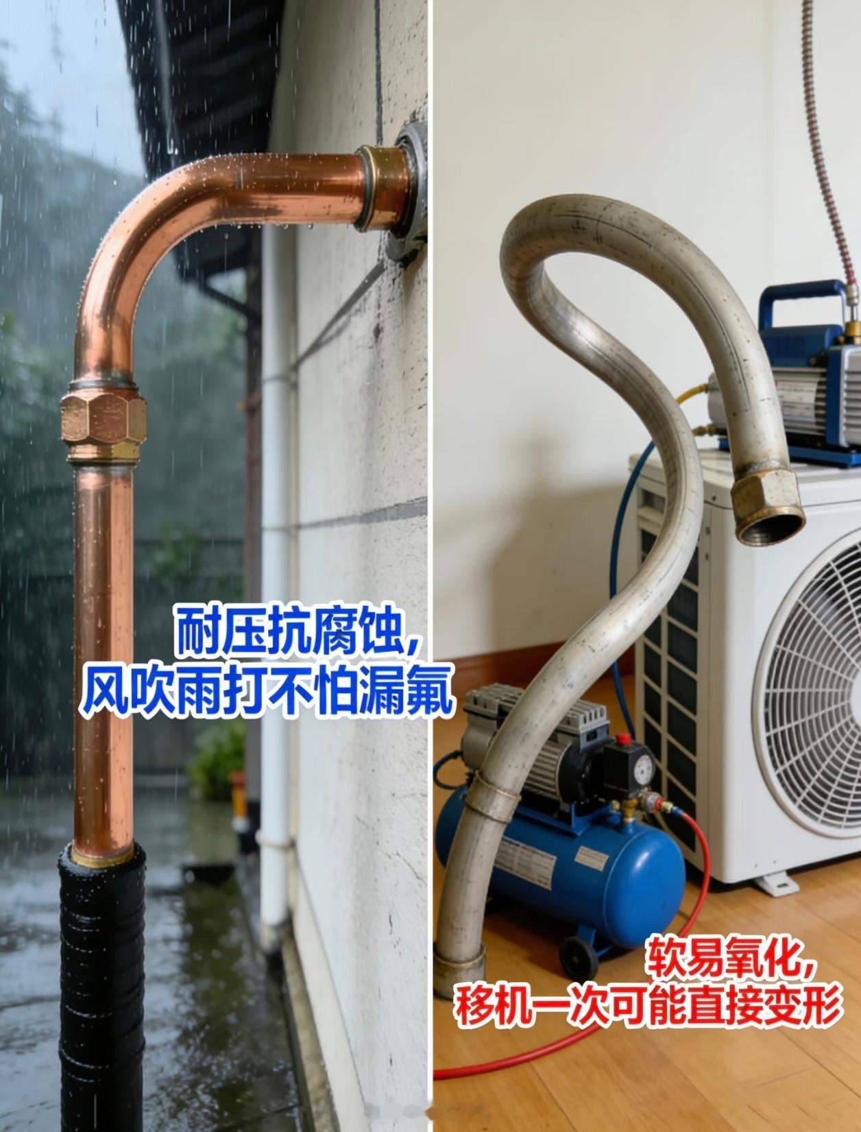 你买空调会在意铝制还是铜制吗铜的物理优势先天存在——导热快、耐腐蚀，在45