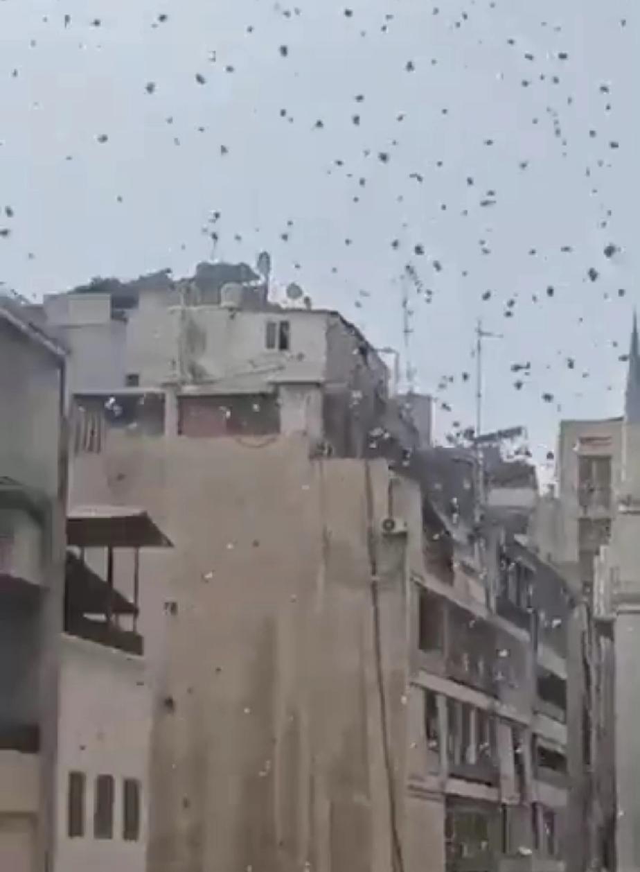 🚨🇮🇱🇱🇧黎巴嫩军队刚刚警告公民不要扫描以色列国防军在贝鲁特投放的二维