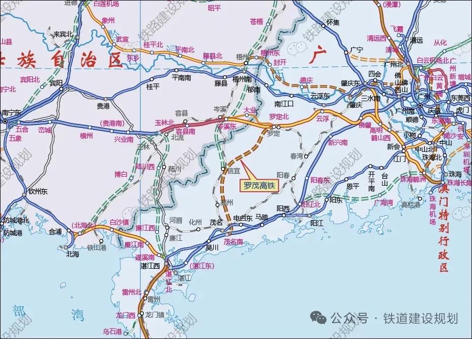 广清永高铁之后，广东又一条北上高铁通道正在谋划，这次终于轮到粤西了！根据初步