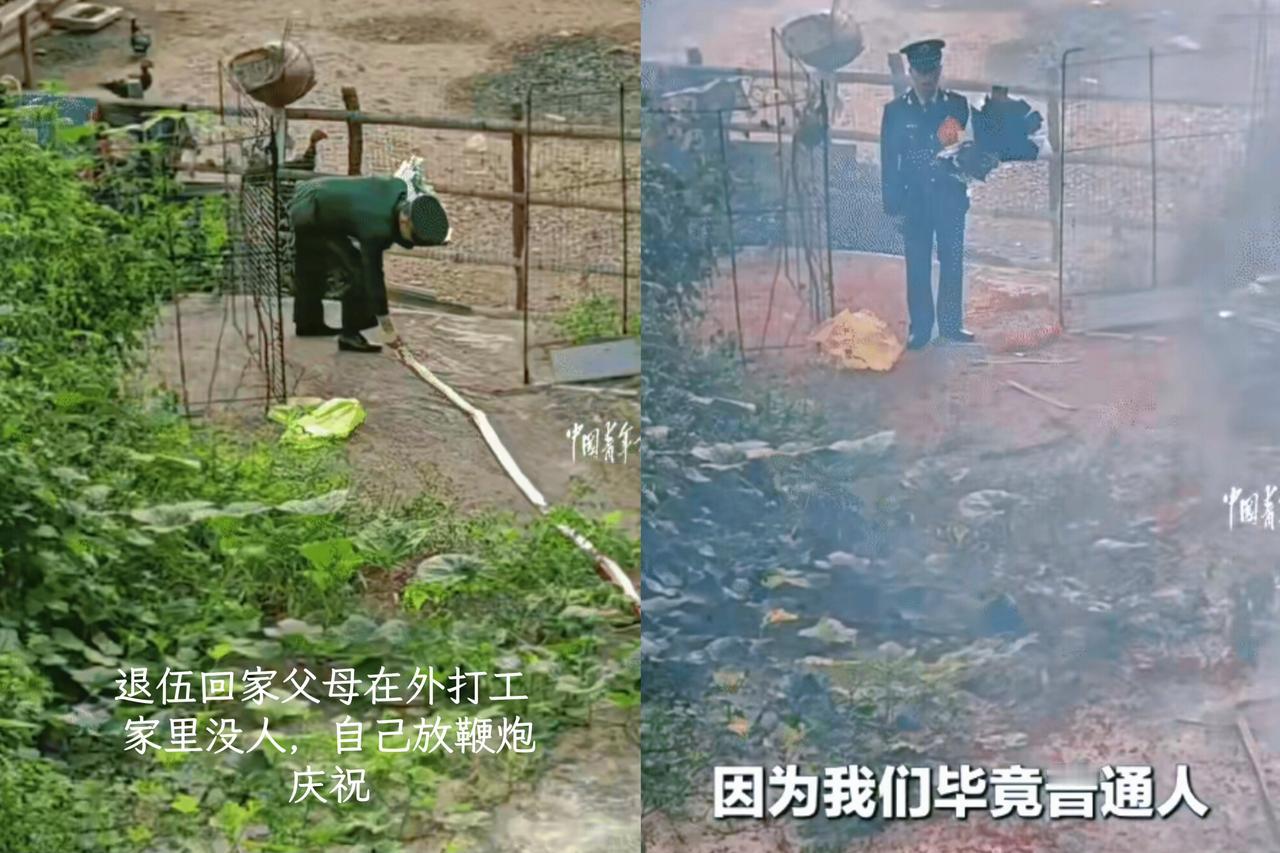 何先生退伍推开家门，院子里的草都快没过膝盖了——爸妈早出门打工，家里空了好一阵子