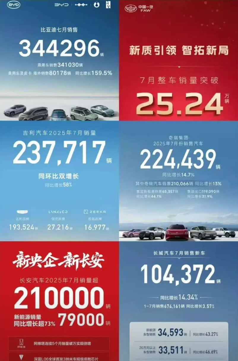 比亚迪估计脸都黑了！他怎么也没想到，自己打下的江山，竟被一群后生仔分走