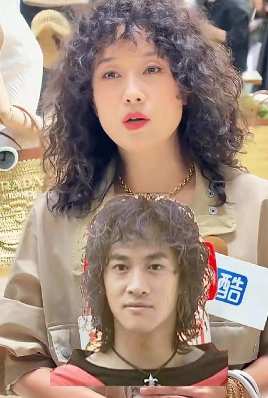马伊琍泡面头亮相，网友：步惊云同款说实话，比之前的奶奶灰发色好看，但没有罗子
