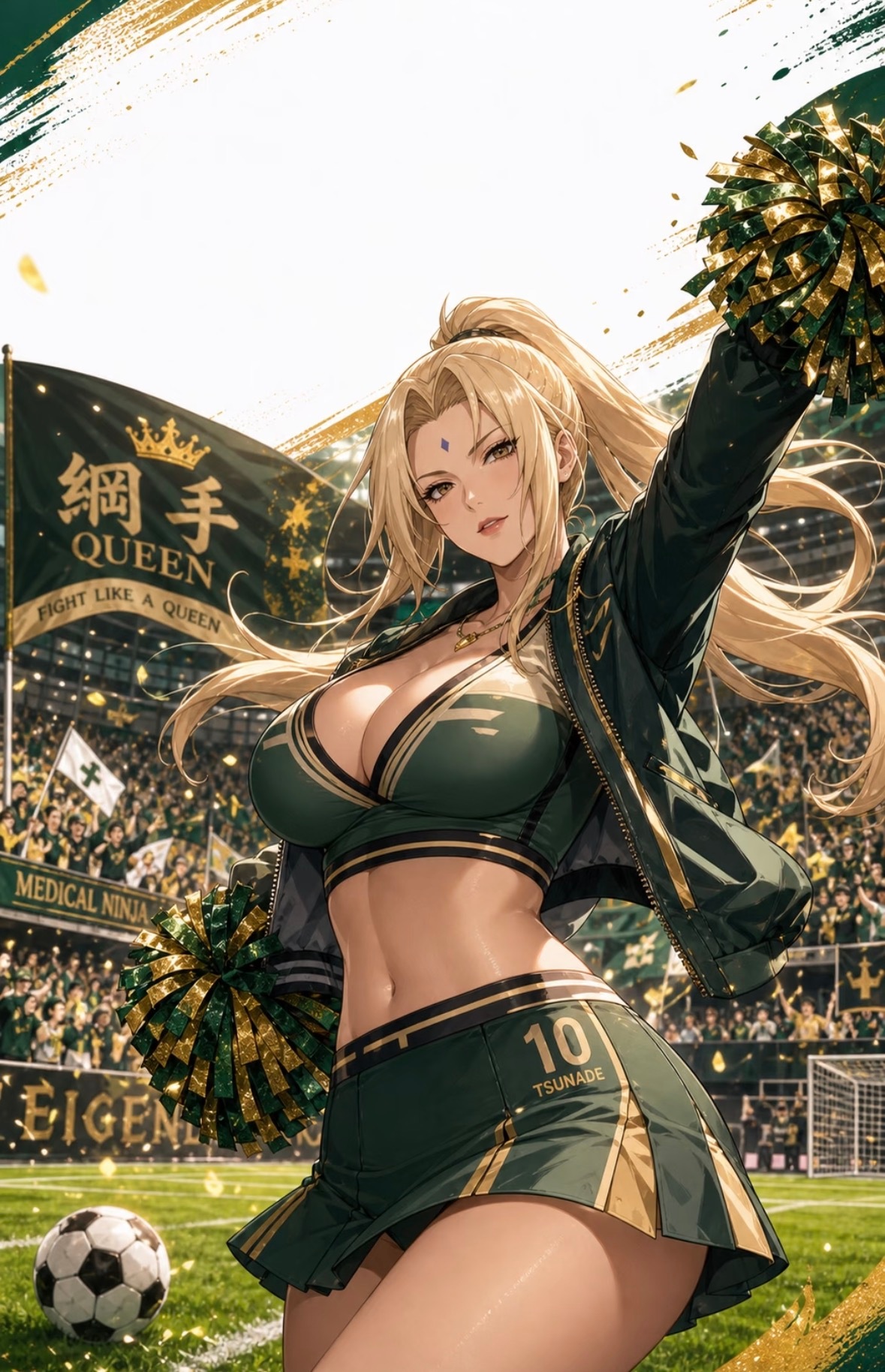 二次元世界杯拉拉队来啦！你更喜欢谁？！⚽动漫仲夏狂欢季盛夏壁纸大放送壁纸
