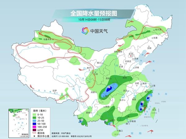 四川盆地至黄淮等地仍多降雨, 北方气温将先升后降
