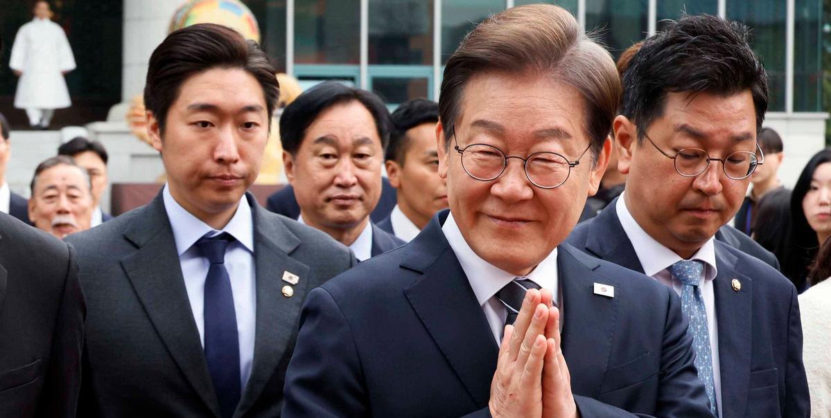 李在明对全韩国人发誓，自己一旦当上总统，就让尹锡悦牢底坐穿！韩国总统选举进入最