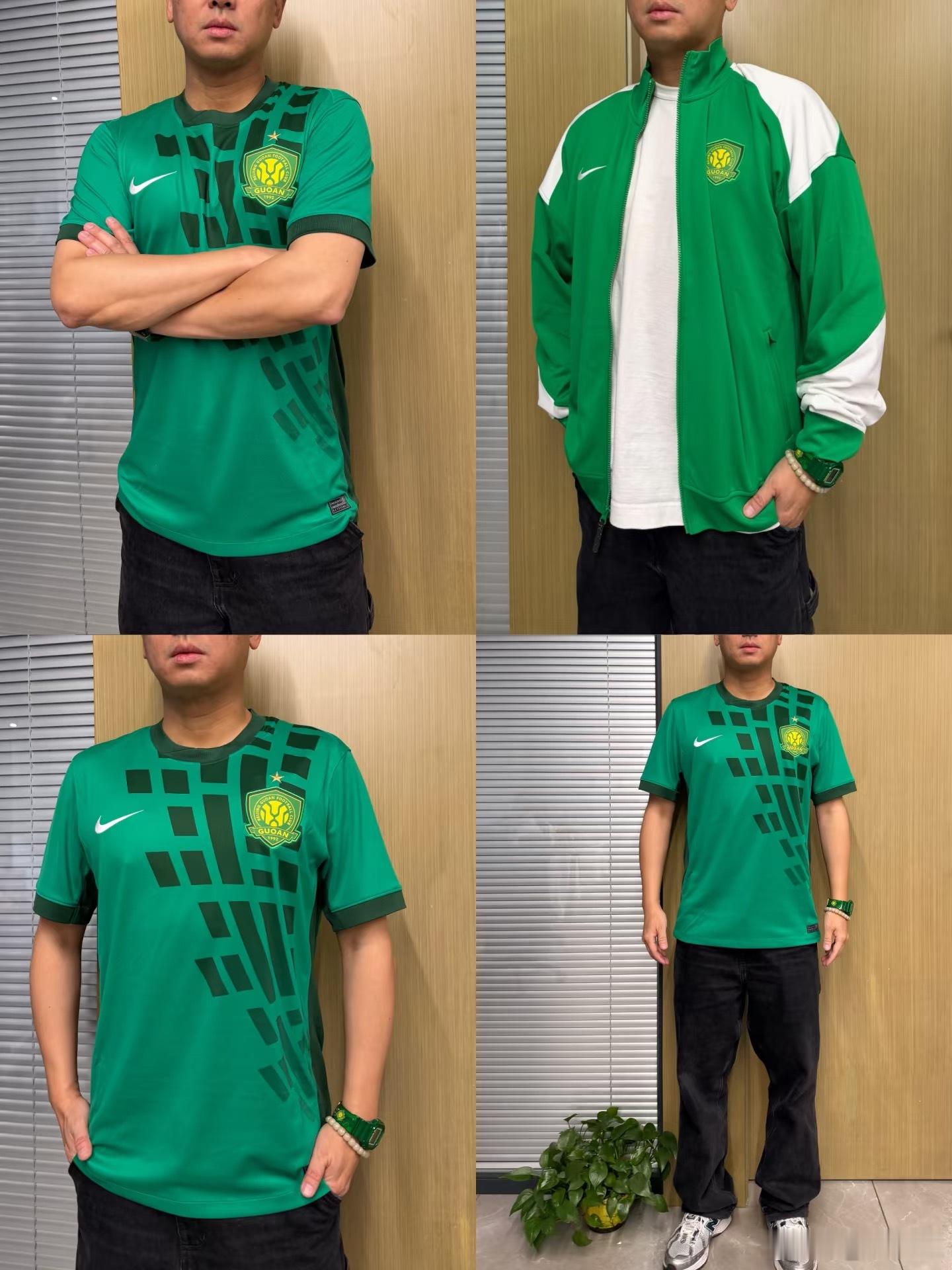 球衣和出场夹克试穿实物感觉没那么难看