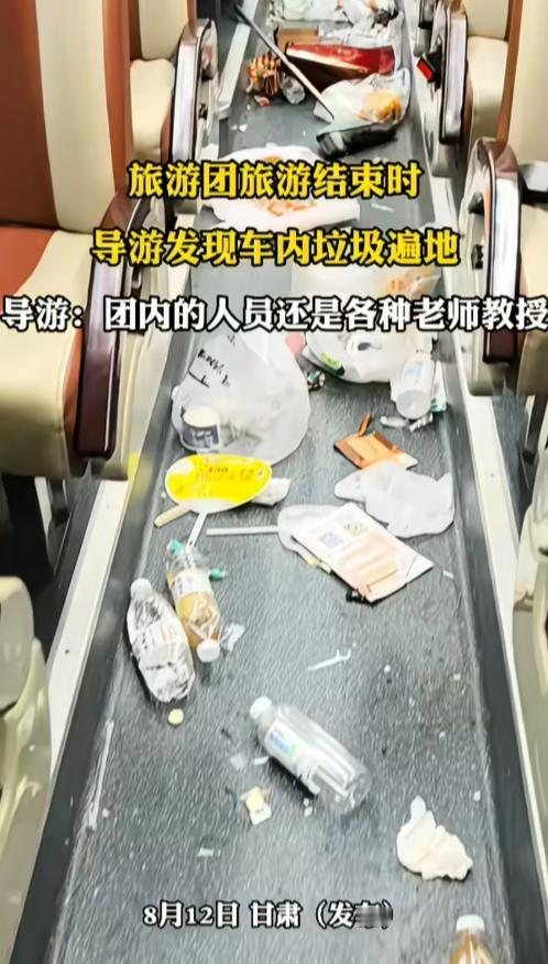 这事再次验证了高学历不等于高素养！甘肃，一导游无奈感慨：这个旅行团大多是老师