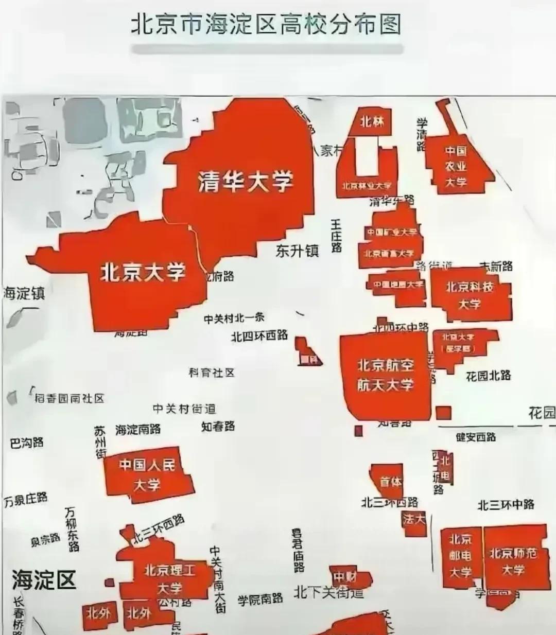 全国学生梦寐以求的地方北京的大学聚集区！