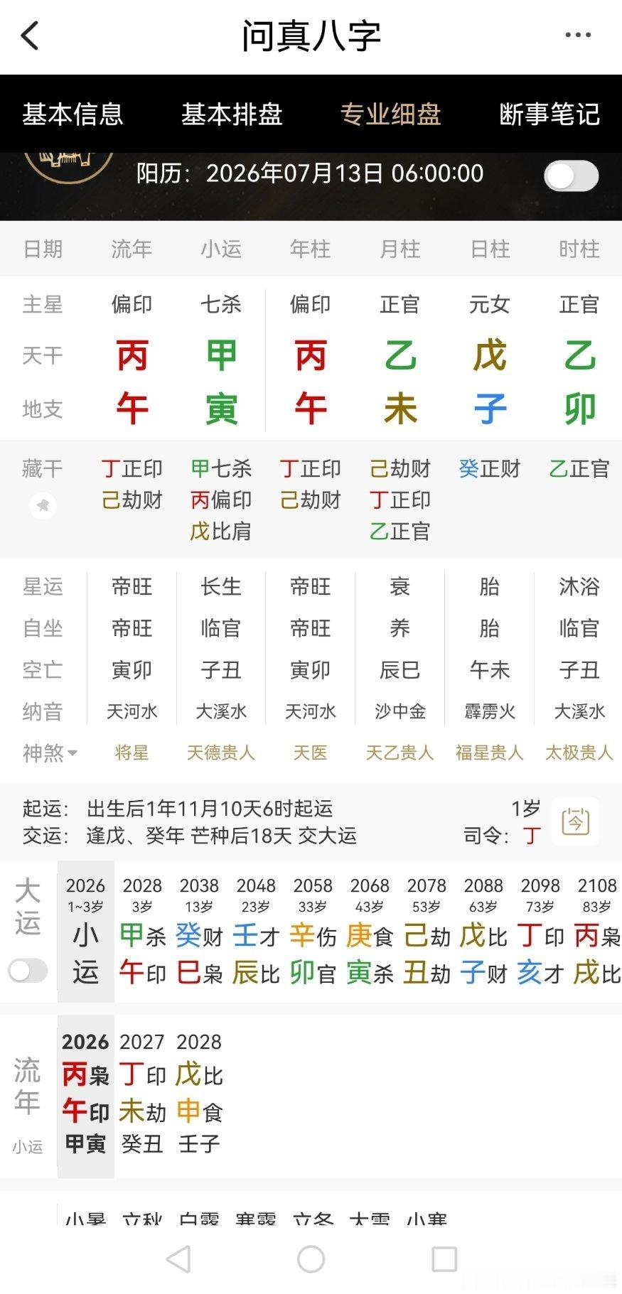 今日生辰八字格局清纯用神有力好八字
