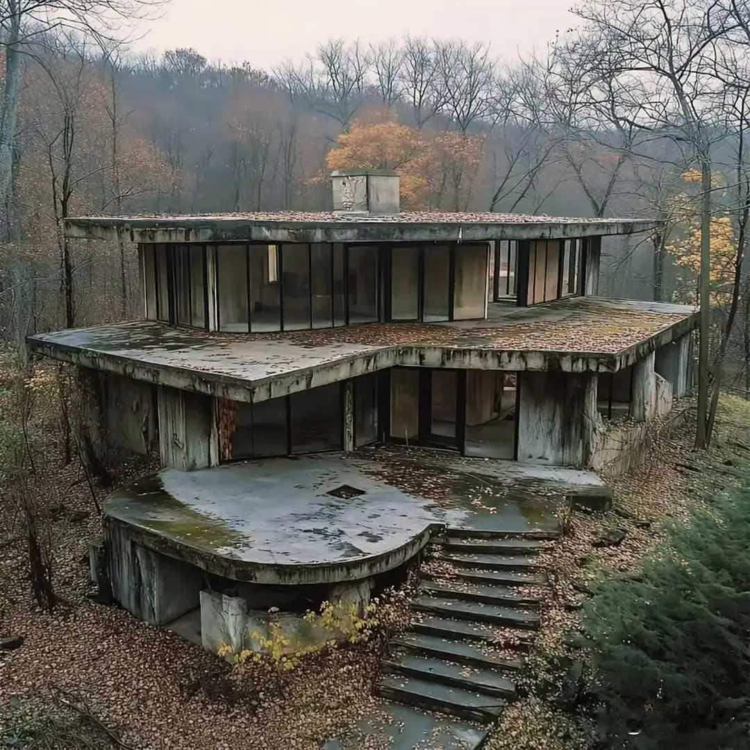 头些年流行别墅，村里有钱人自己就盖了一个，可是多年过去了，都外出打工了，就变成现