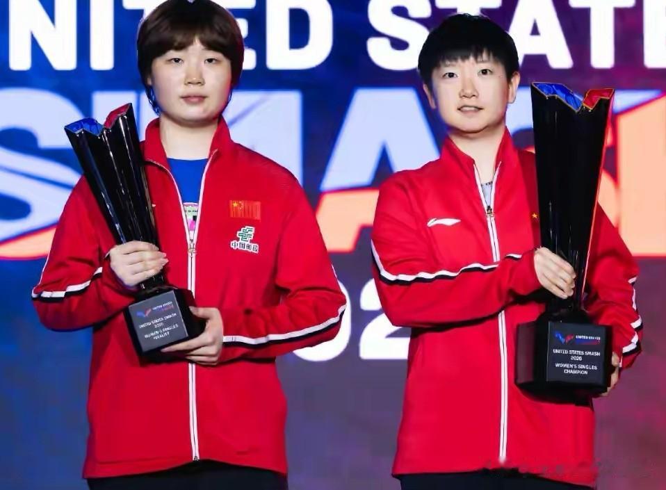 实话实说，WTT美国大满贯，四个最大赢家如下，蒯曼实现3大复仇1，孙颖莎（中