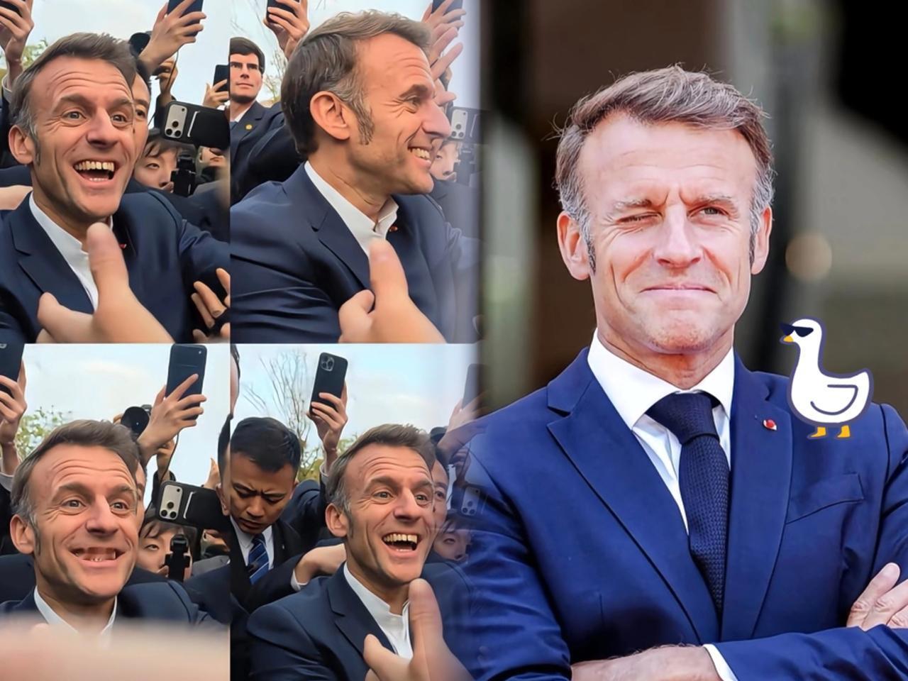 马克龙这回算是彻底把“变脸”这门艺术玩明白了。12月7日那边刚放话，直接拿贸