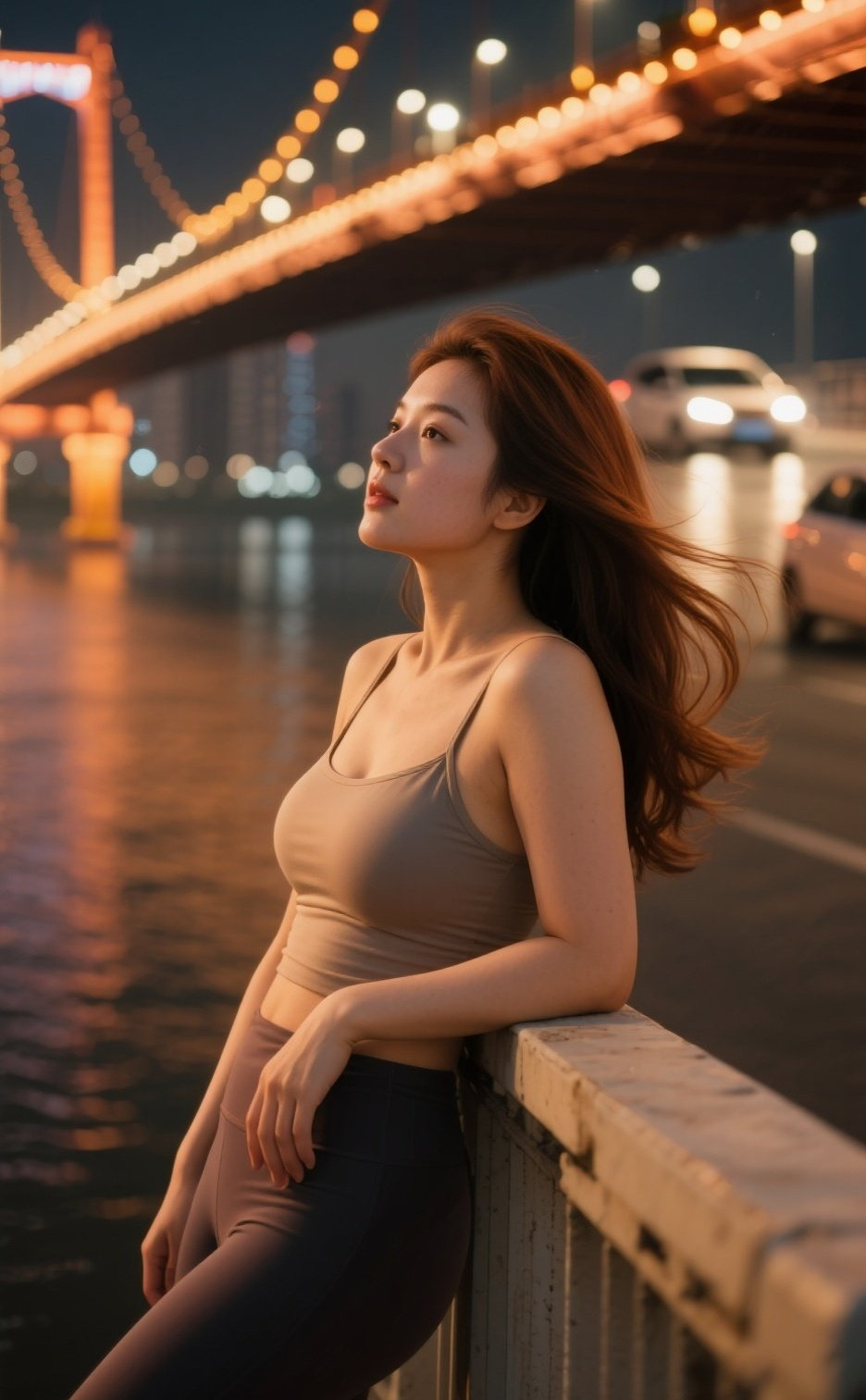 运动美人倚风歇，眸含秋水更动人