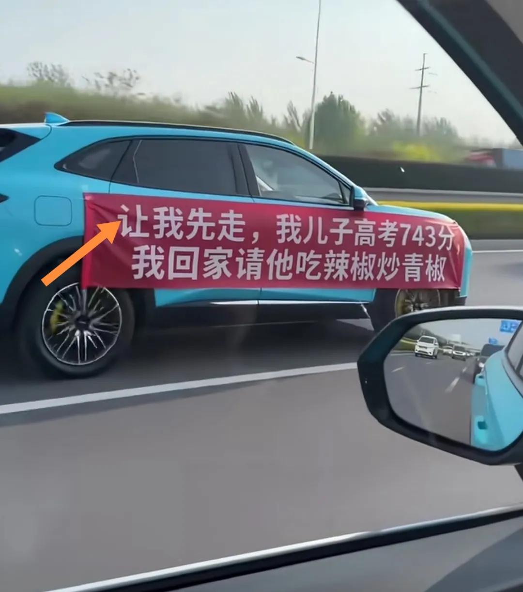 高速路上显眼包[捂脸哭]