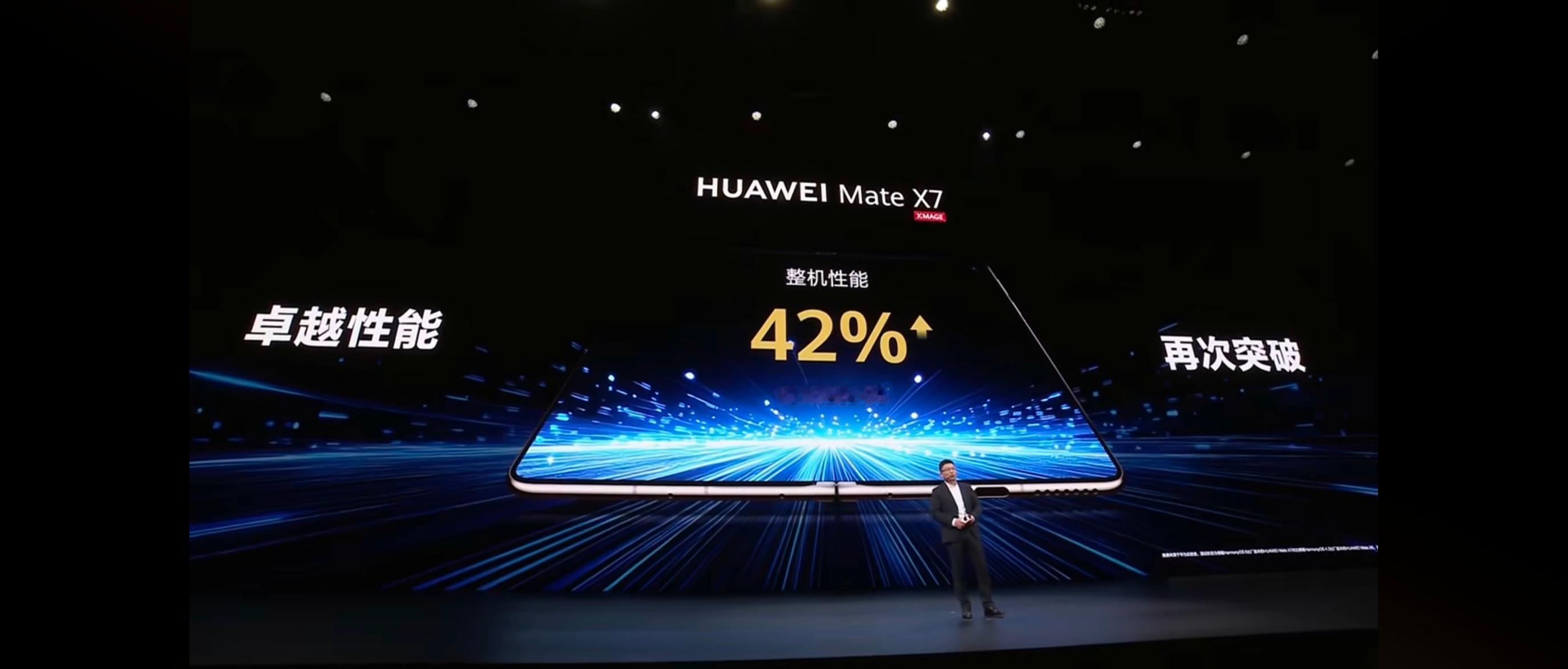 华为MateX7大折叠正式发布，换用新相机Deco时空之门设计，整机性