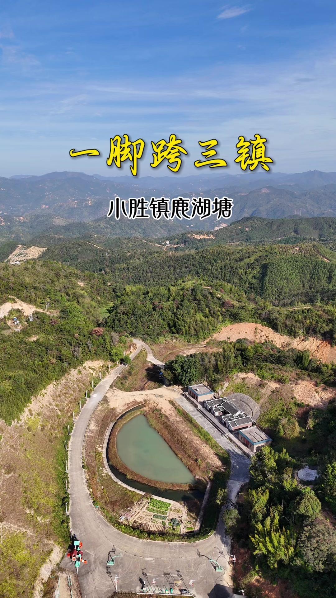 在梅州丰顺县小胜镇的深处，藏着一个叫鹿湖塘的秘密村落。村子虽小，却有"一脚跨三镇