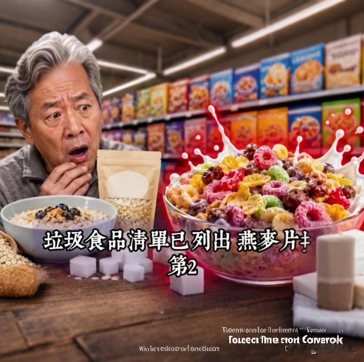 别再被骗！健康燕麦片竟排垃圾食品第二，第一大家天天吃！很多人现在都讲究吃得健