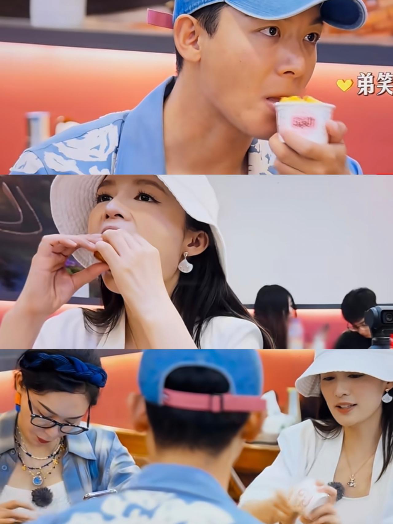 看花儿与少年综艺，李沁说：“我今天不太方便吃冰淇淋，可以分你一大半吗”？张晚意