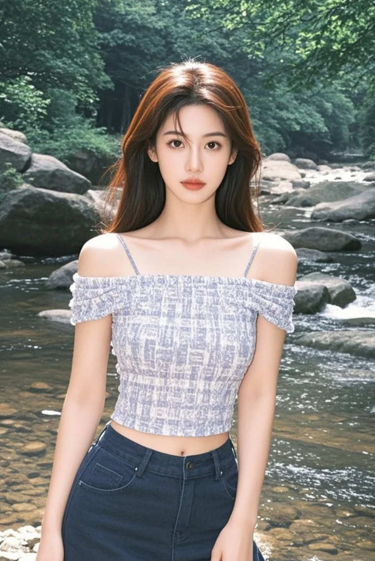 水汽氤氲，她眉目间藏着诗行