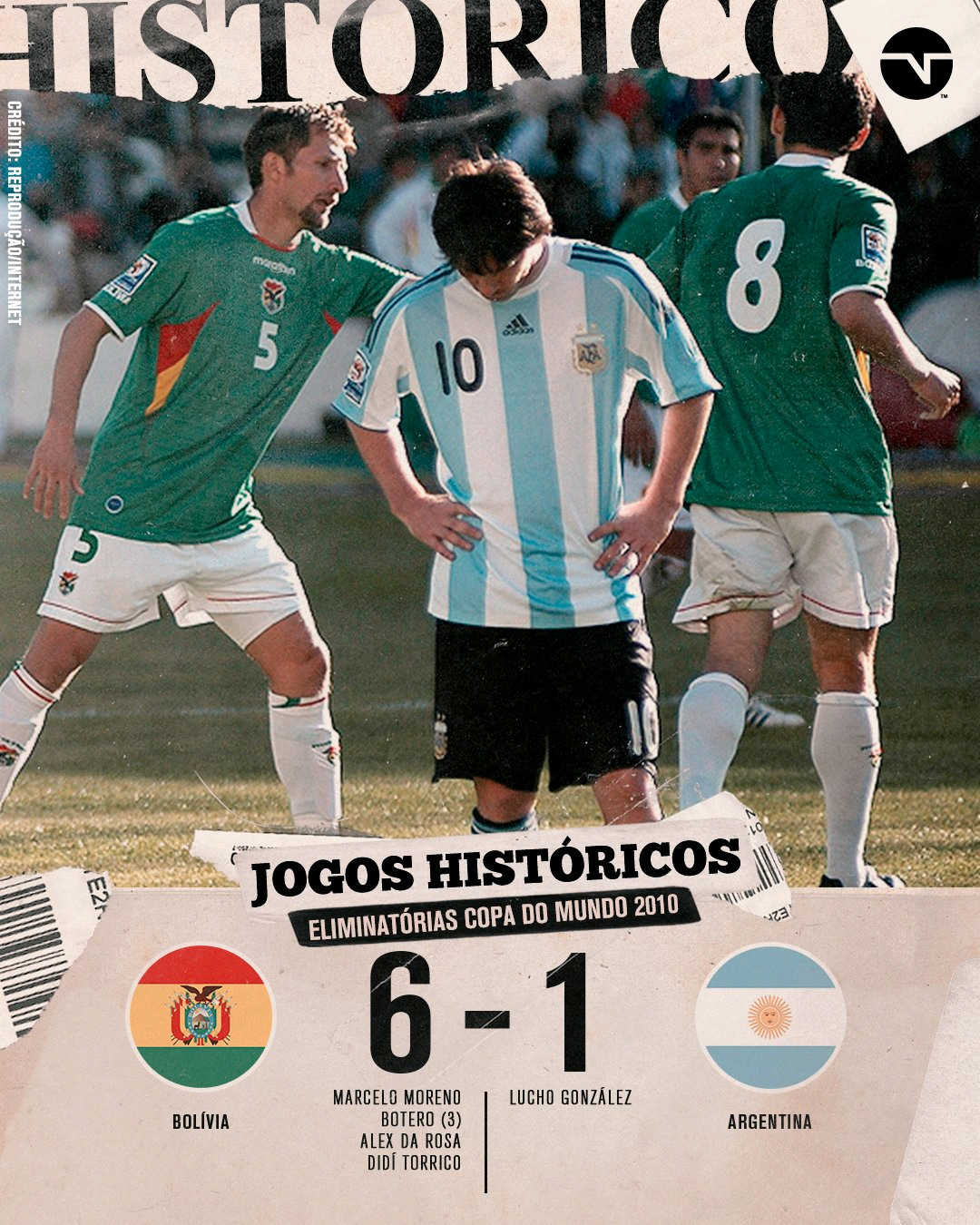 有里奥哟西，阿根廷1-6惨败玻利维亚没里奥哟西，阿根廷4-1大胜巴西比丢人？谁能