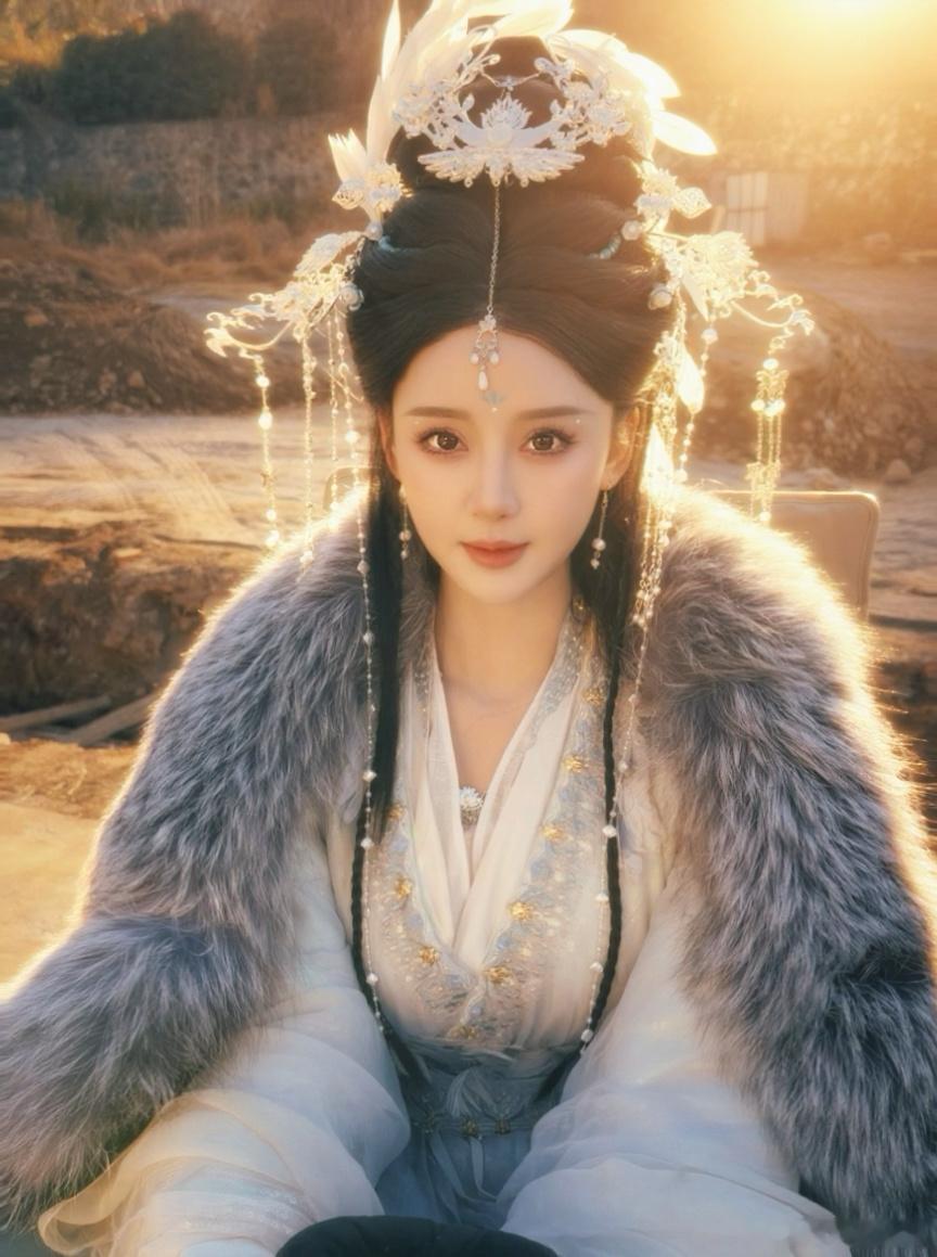 横店的温差…也太大了东阳·横店影视城景区