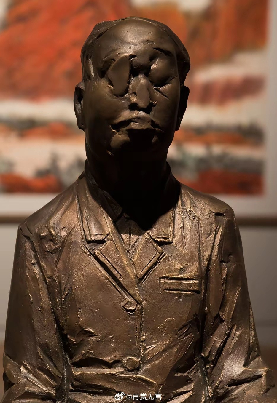 在中国美术馆偶遇一件作品，愣是没看懂，在线等，挺急的！各位艺术细胞发达的朋友，求