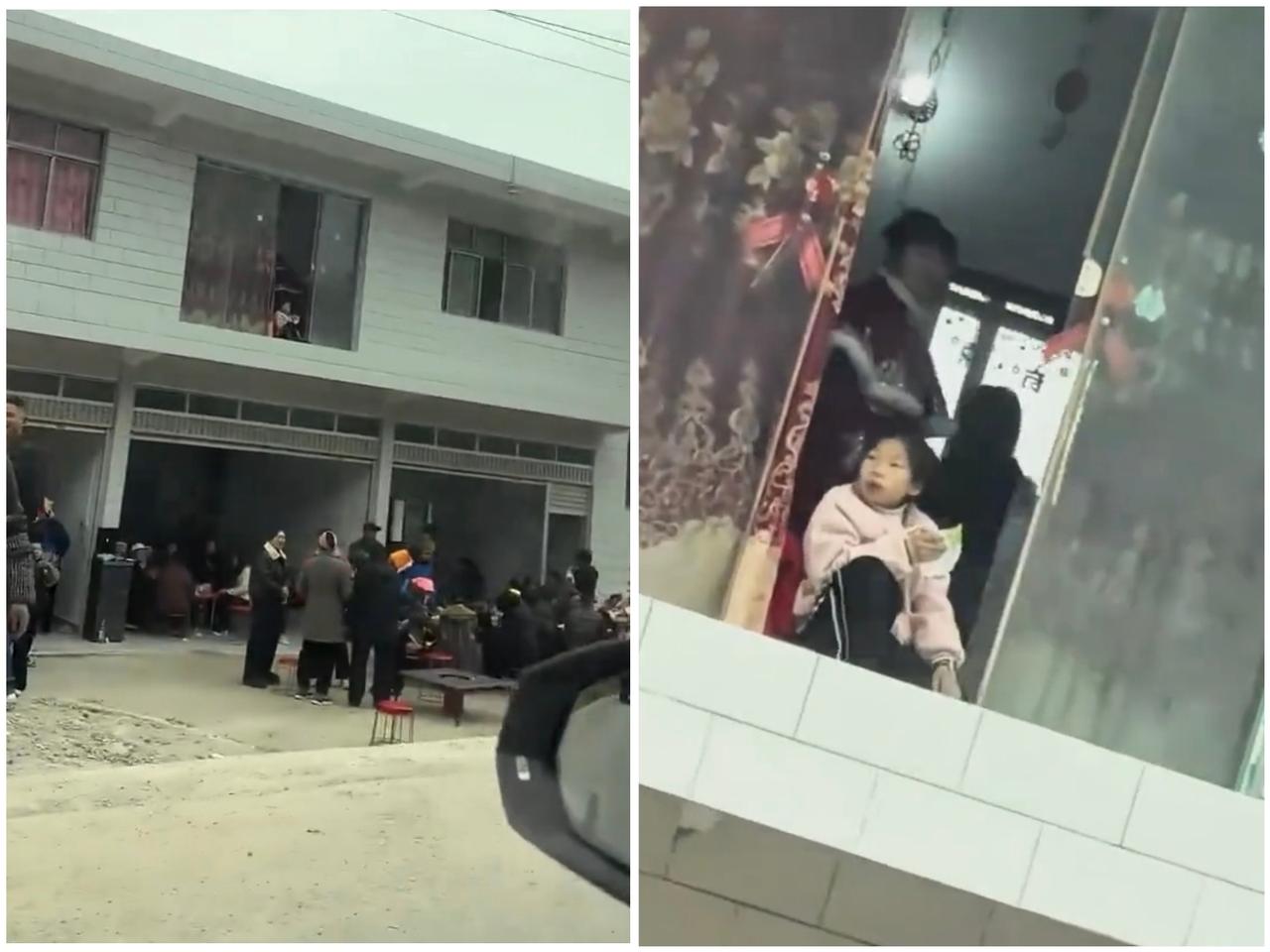 贵州的刘先生火了！前女友黄女士大婚那天，他驾车路过女方家偷看，被黄女士当场相视而