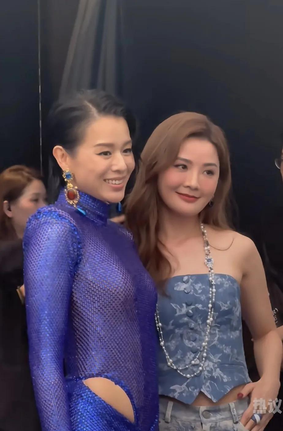胡杏儿跟阿萨同框，高低立判，不是谁都能玩性感啊！