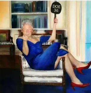 爱波斯坦案的300万页档案中，希拉里的爱郎克林顿的又荣列其中。平日衣冠楚楚的克