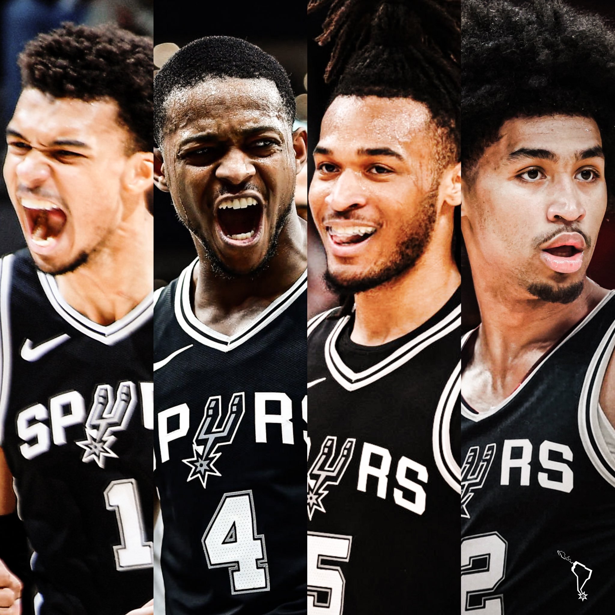 🔥未来是你们的！马刺主体框架均未过30岁近16战7人场均得分上双马刺近16场