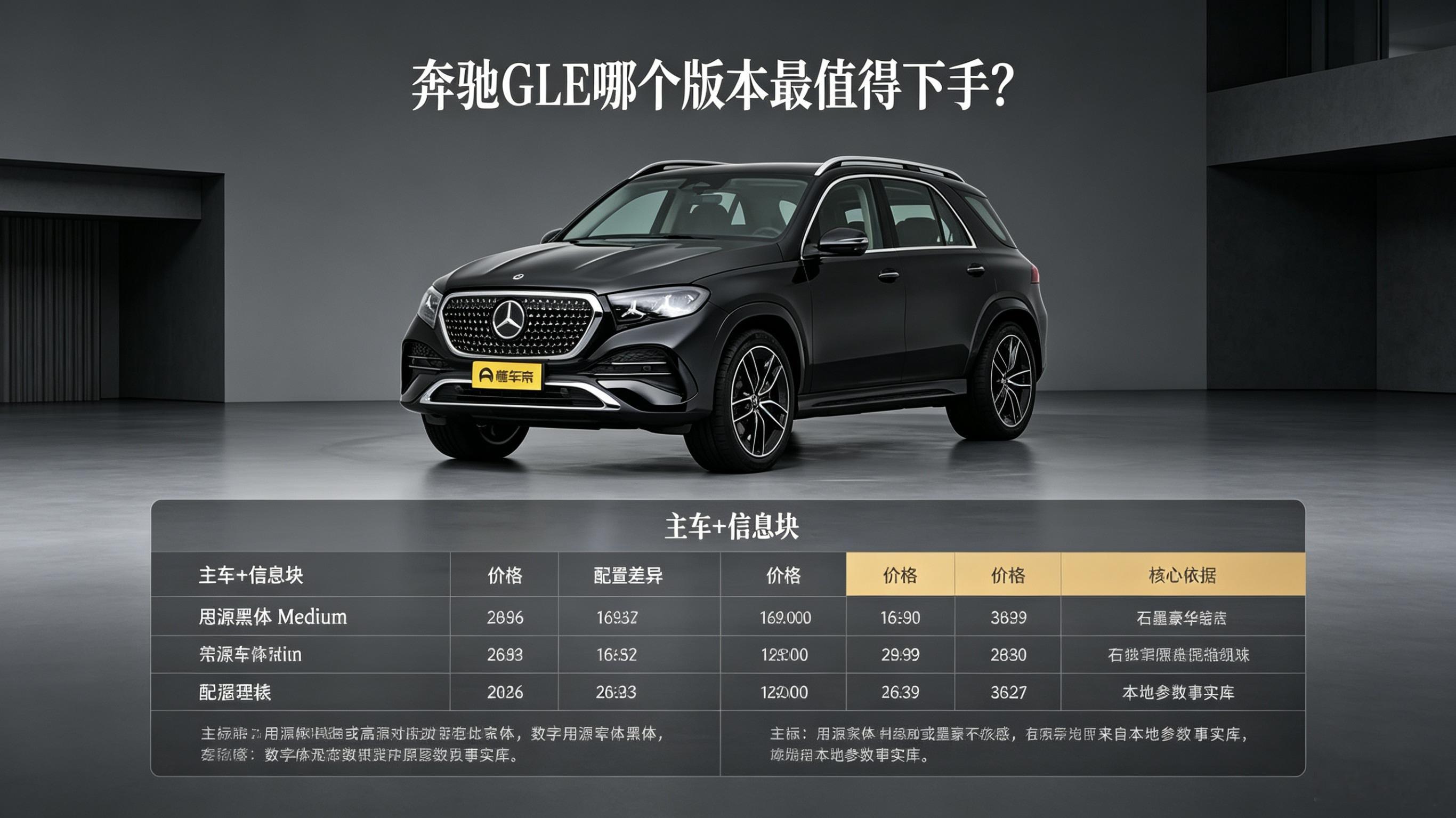 奔驰GLE哪个版本最值得下手？