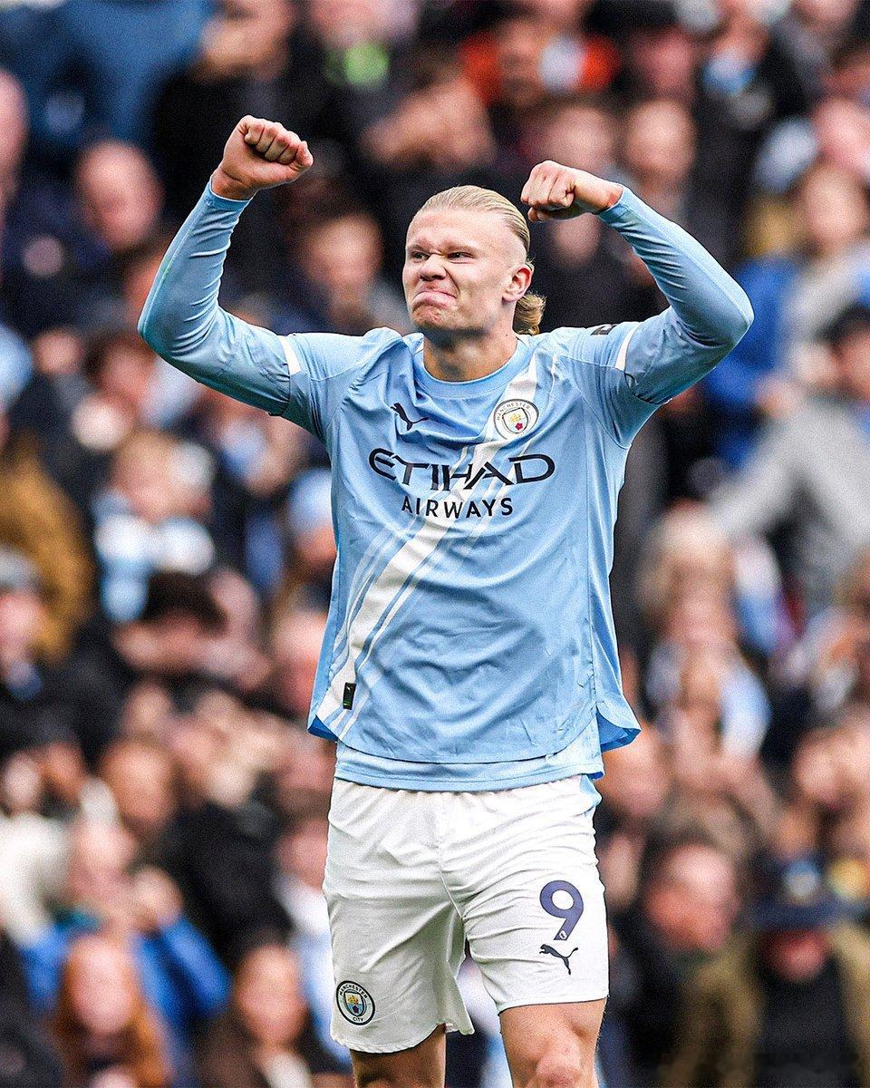 TNT：英超历史上，只有三次有球员在赛季前8场比赛中打进10球以上↓⚽埃尔林·