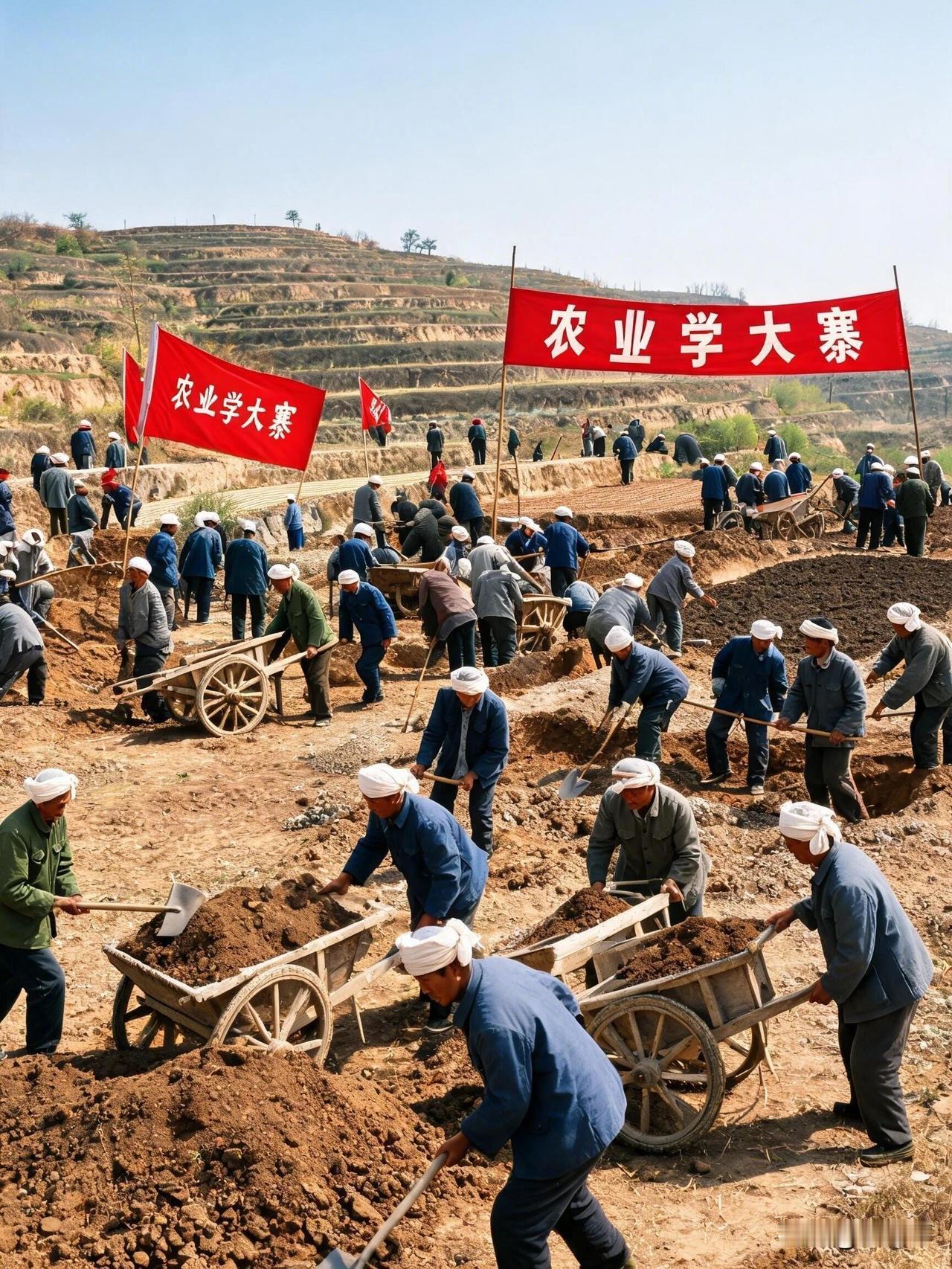 “农业学大寨”到底是学什么?提起“农业学大寨”，很多老一辈的人都记忆犹新，年