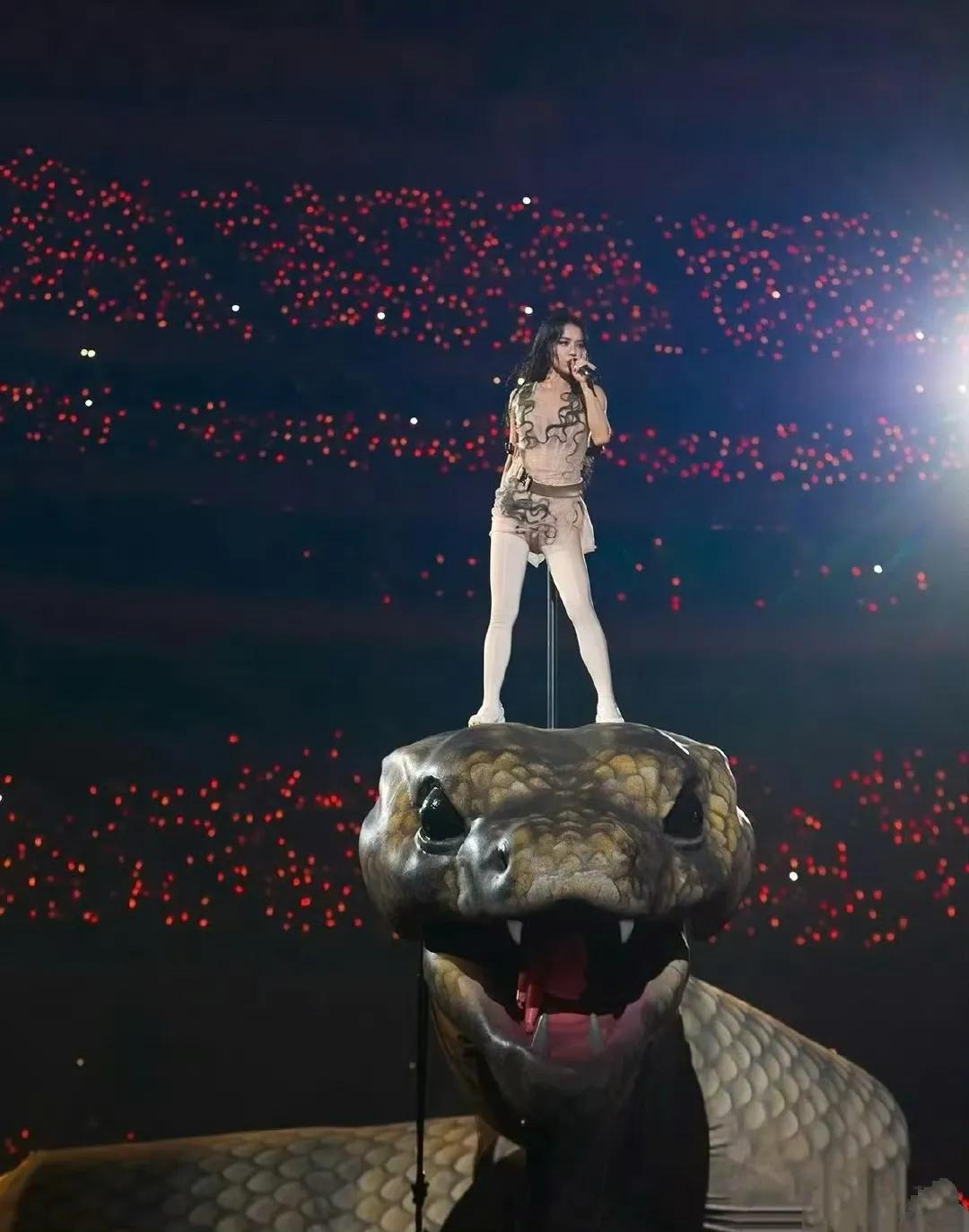 蔡依林演唱会被举报，这风格确实很特别，关于被举报，你们怎么看？[笑着哭]