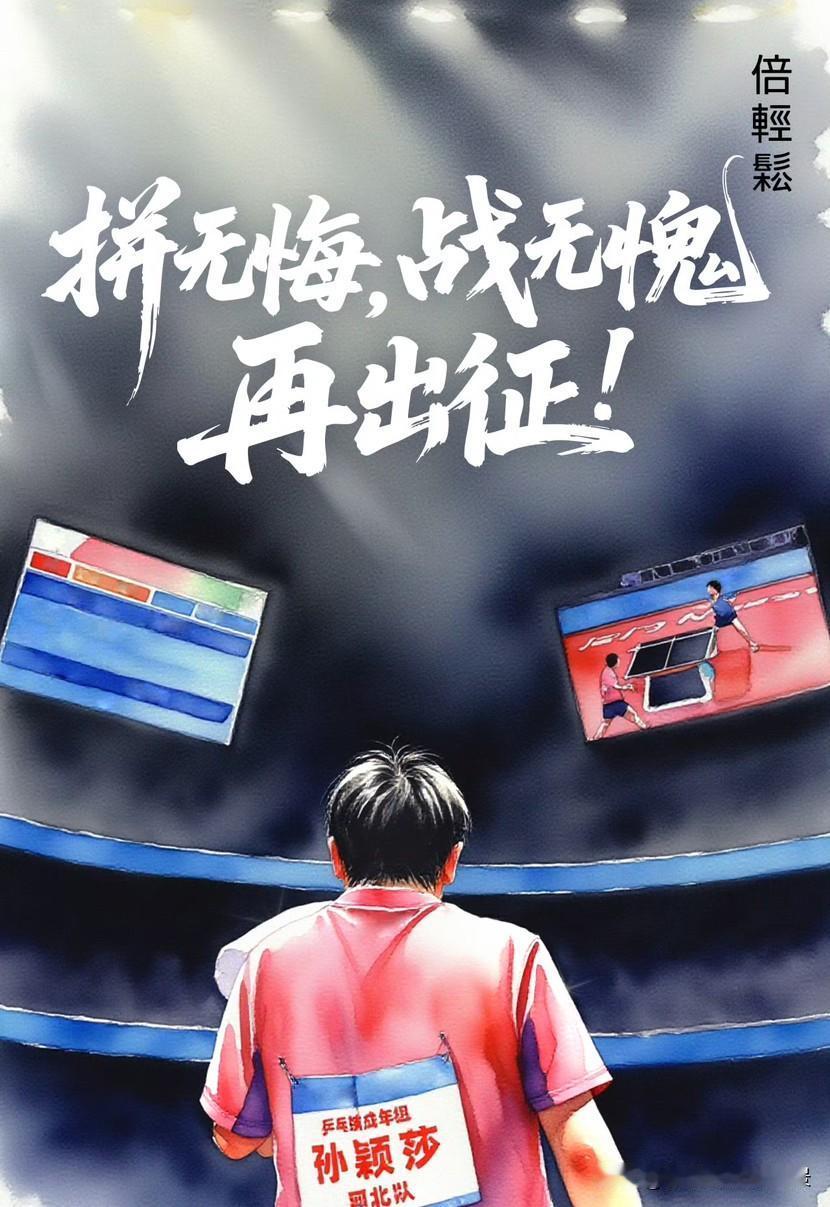 倍轻松最新发文，是关于孙颖莎女团比赛的，简简单单的18个字直击人心，写的太好了，