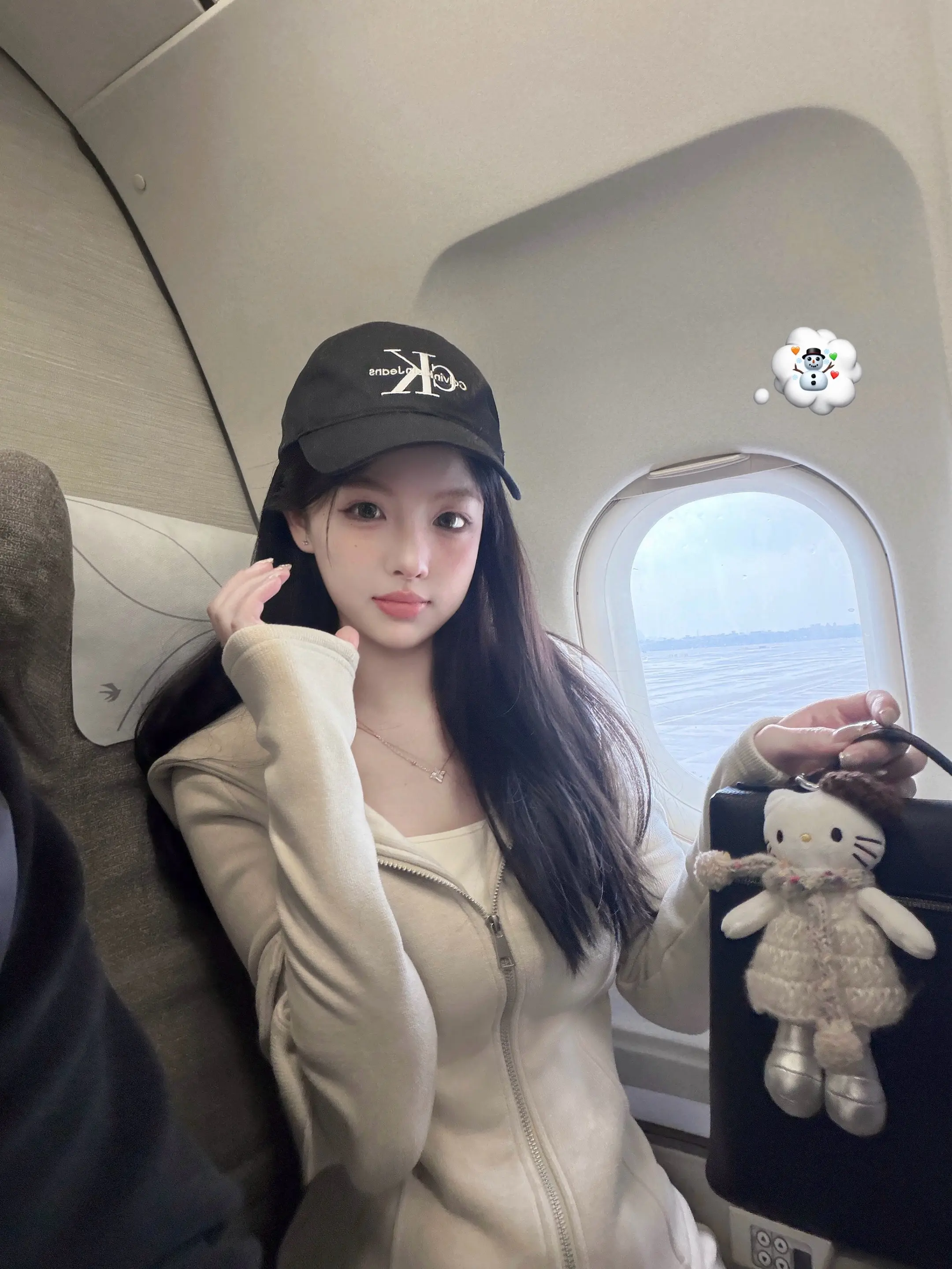 一出门就下雪❄️