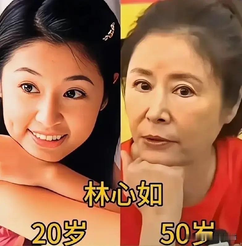 林心如、舒淇、李小冉20岁到50岁今昔对比，30年过去了，美人还是那个美人。