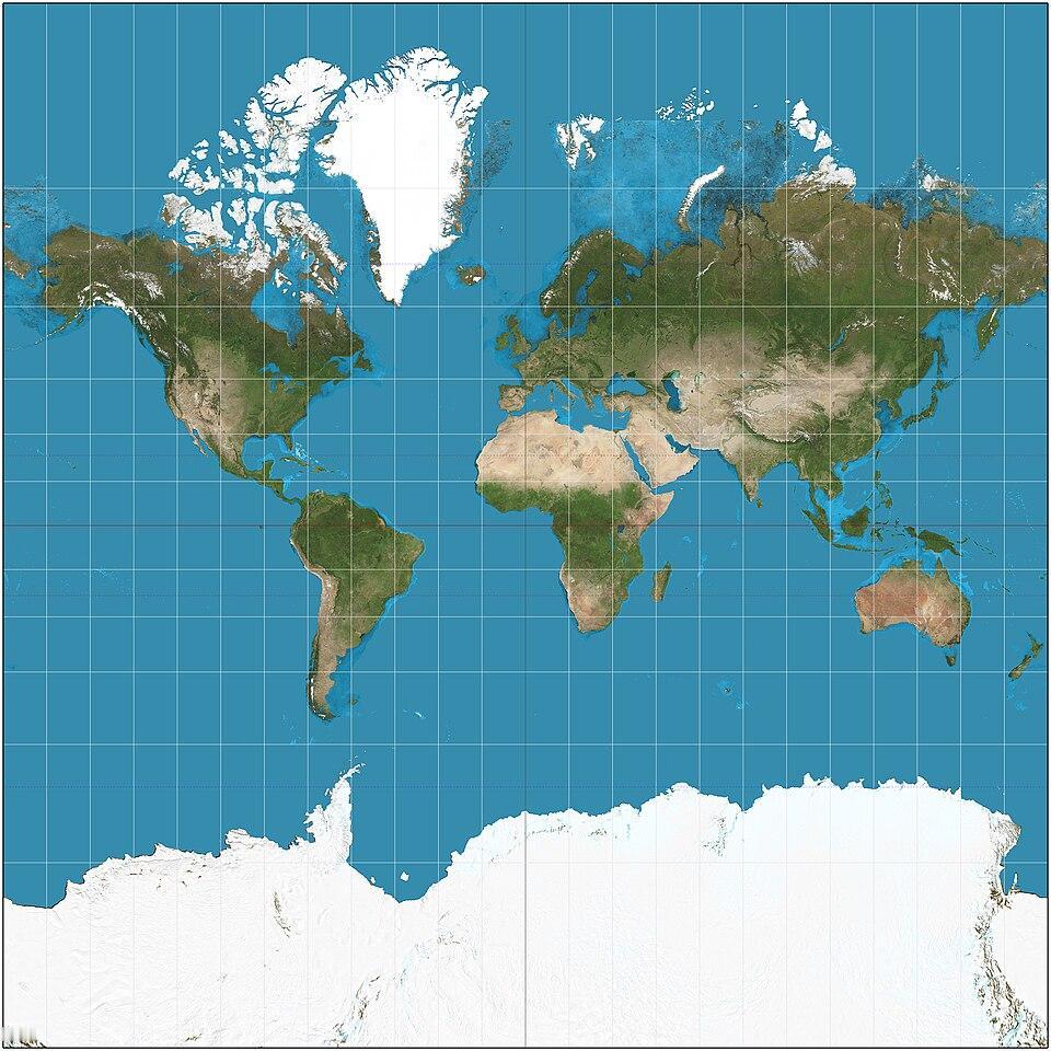 一张地图，怎么"缩小"了一个大洲一张我们看了几百年的世界地图，最近在联合国被投