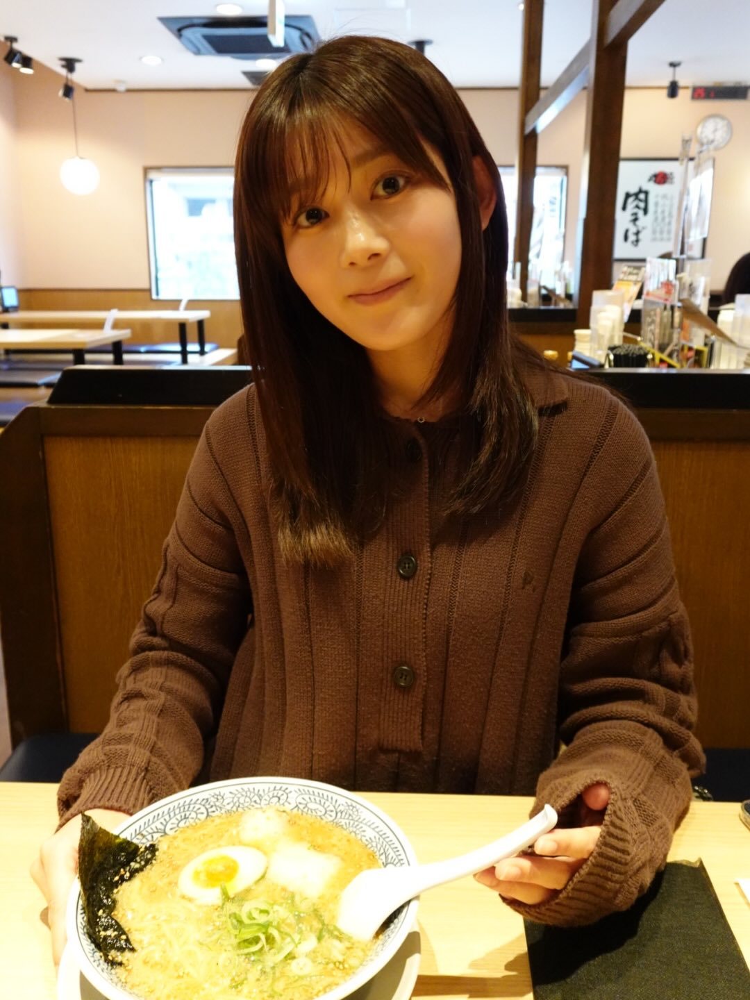 尾関梨香「久々のラー活🍜　丸源ラーメン」
