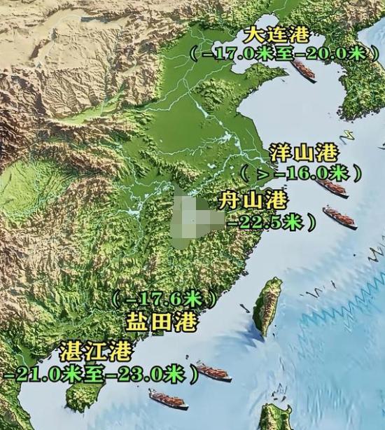 湛江深水港没能崛起和发展很遗憾。究其根本原因，还是因为湛江港位置略显尴尬。湛
