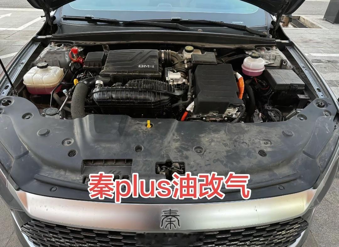 秦Plus-dmi55公里油改气，油气电三相之力，真就省到极致呗，开一公里倒找