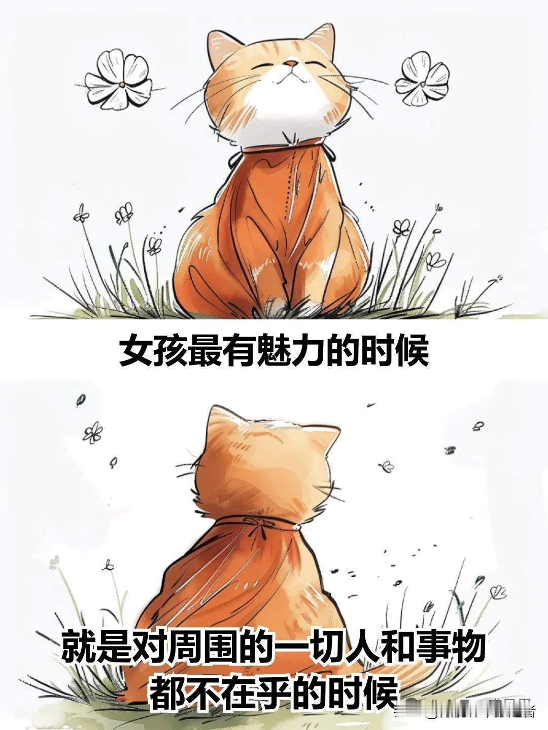 治愈漫画I女性在什么时候最有魅力?暖心治愈漫画治愈系图漫画日常治愈漫画