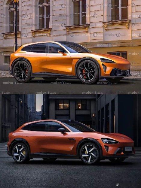 果然高端跑车的审美出奇的一致迈凯伦SUV渲染图和小米YU7相似度有多接近