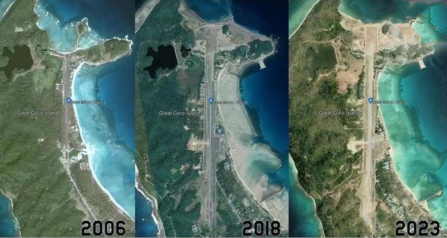 2023年4月，一则关于中国在科科群岛最大岛屿——大科科岛，进行大规模基础设施扩