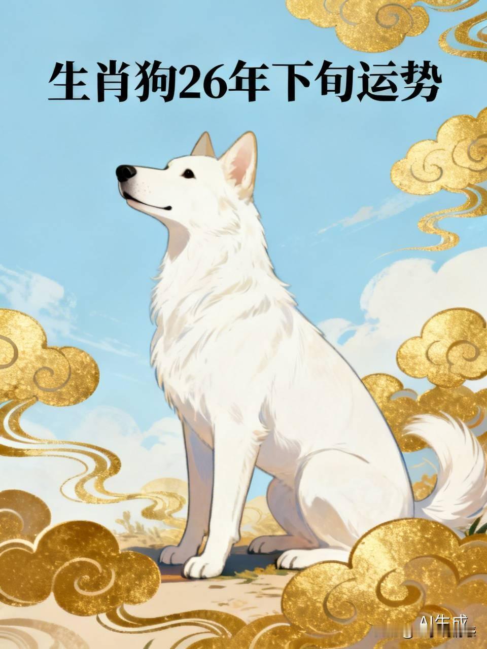 生肖狗的朋友们有喜事啦！26年下旬可是有两桩大好事。属狗的人向来忠厚仗义、重情