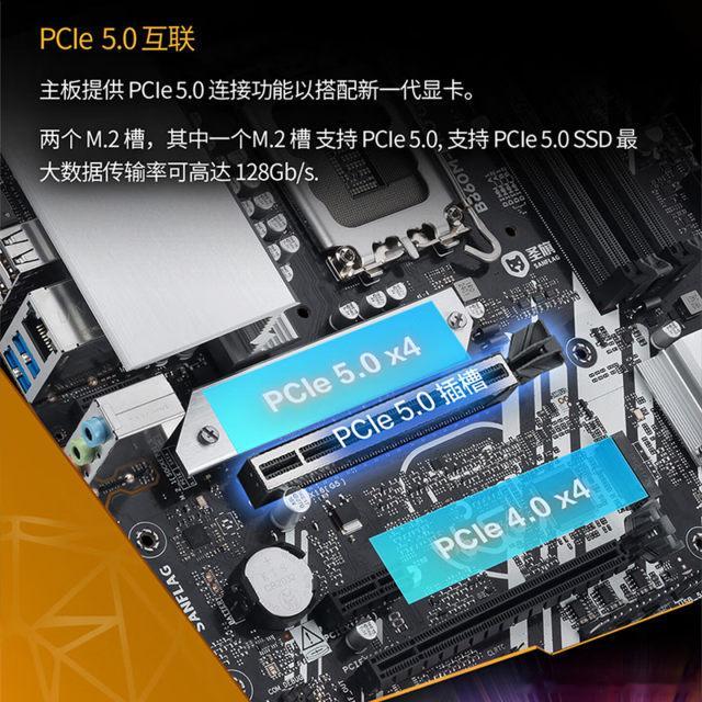 华硕圣旗B860M-PROGAMING：中端Ultra平台的均衡选择昆明卓兴电脑批发平台云南电脑配件